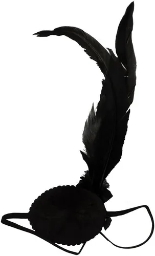 Vista 2 de Loftus International Star Power Pirate Feather - Parche para ojos alternativo, color negro