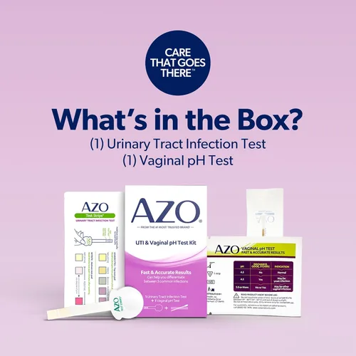 Vista 7 de AZO Kit de prueba de probiótico urinario y vaginal de doble protección + ITU y pH vaginal (30 unidades)