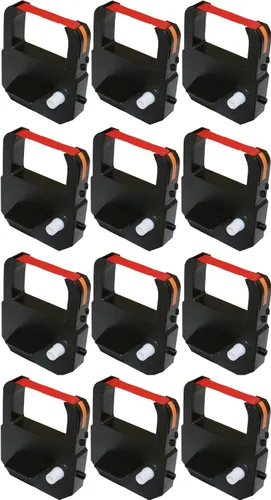 Vista 4 de COMPUMATIC Paquete de 3 cartuchos de cinta para Lathem 100E, 900E, 1000E, 1500E, 1600E, 5000EP, 7000E, 7500E, LT5000, VIS6011 y Acroprint M150MC4