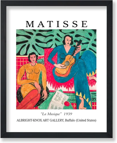 Vista 19 de Monem Art - Póster vintage de Henri Matisse – Gato retro con estampado de pez rojo – Arte de fauvismo – Arte animal – Pintura clásica – Arte fino