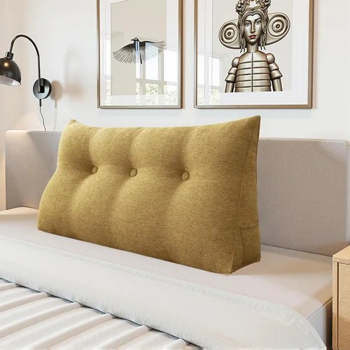 Vista 24 de Almohada de Cuña para Cabecero - Almohada Triangular para Cabecero de Cama, Almohada de Cuña para Descanso en la Cama, para Sentarse en la Cama