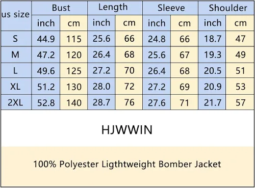 Vista 7 de HJWWIN Men's Slim Fit Lightweight Softshell Flight Bomber Jacket Spring Fall Coat with Pockets