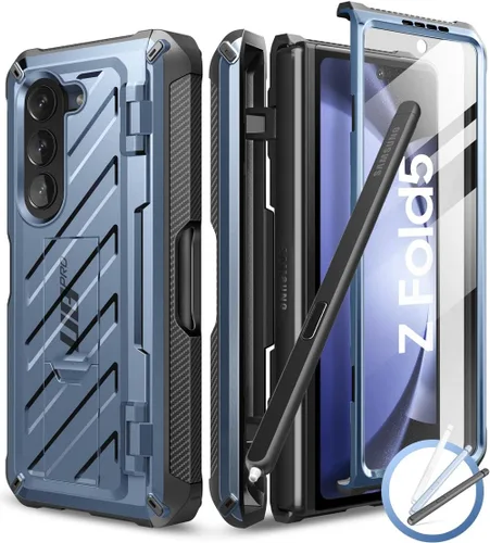Vista 18 de SUPCASE Unicorn Beetle Pro Series - Funda para Samsung Galaxy Z Fold 3 5G (2021), carcasa resistente de doble capa de cuerpo completo con protector
