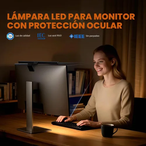 Vista 5 de LYMAX Barra de luz para monitor de computadora