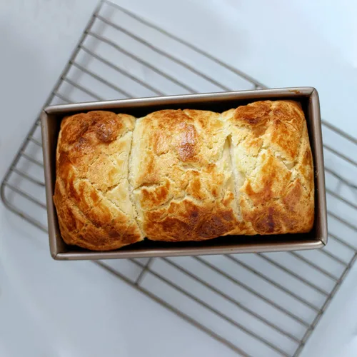 Vista 6 de CHEFMADE - Molde con tapa para pan, antiadherente, de acero de carbono, duradero, para hornear, para pastel de carne
