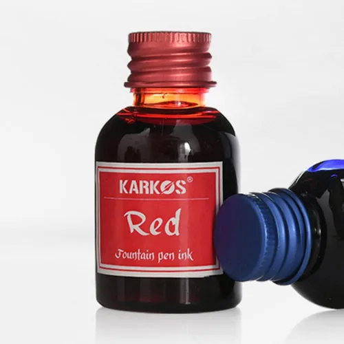 Vista 7 de Tinta embotellada de 1.0 fl oz para plumas estilográficas, morado brillante, tinta de caligrafía, escritura artística, dibujo, pintura, tinta