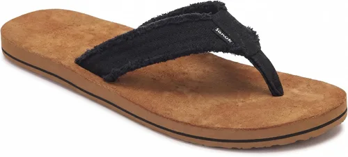 Vista 4 de Sanuk Fraid Not Flip-Flop para hombre Negro/Bronceado