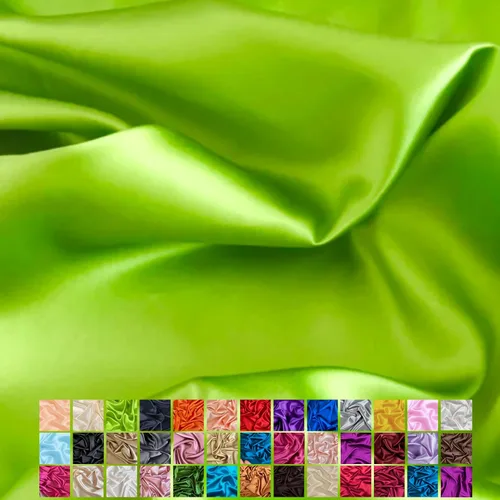 Vista 19 de Yard - Tela de satén sedosa elástica de alta calidad - Tela para vestidos y faldas - Suave como la seda, brillo metálico, ideal para bodas y diseño