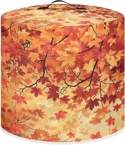 Vista 19 de Cubierta antipolvo para olla a presión con estampado floral de pájaros, compatible con 3 cuartos de galón, cubierta antipolvo instantánea duradera
