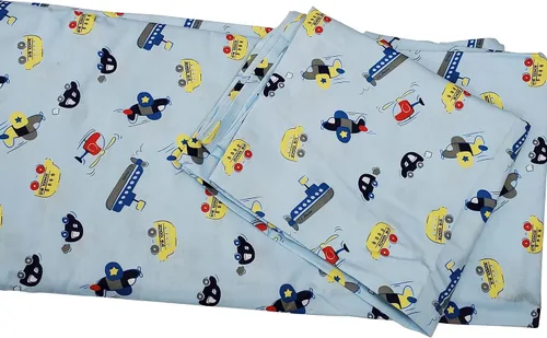 Vista 9 de Frenchie Mini Couture Sábanas para moisés, 100% algodón, estrellas azules, 15 x 33 pulgadas, paquete de 2