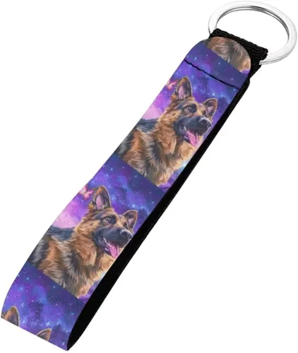 Vista 17 de INSTANTARTS Llavero automático Lanyard Hand Wrist Lanyard Correa de muñeca con anillo de metal