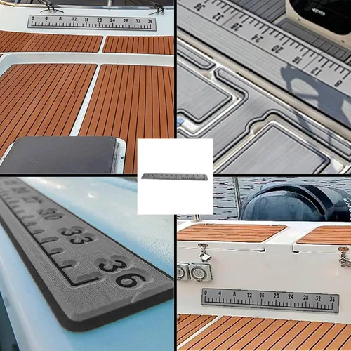 Vista 5 de Regla de pesca de espuma, herramienta de medición de pesca de 36 pulgadas, accesorios de pesca, barco de pesca de kayak, regla enfriadora