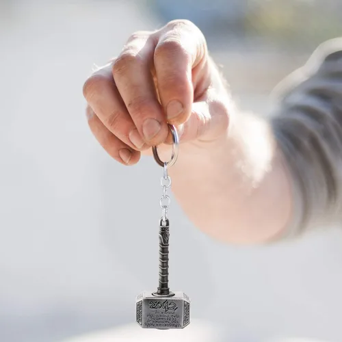 Vista 7 de Llavero de martillo de metal, regalo genial para hombres, marido, novio
