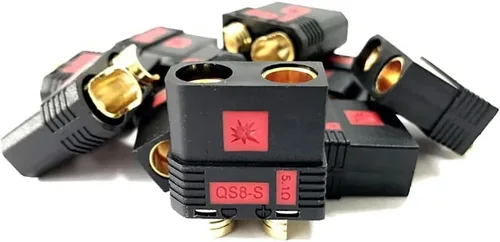 Vista 4 de QS8-S - Conector de batería resistente, conector dorado antiestacionamiento, enchufe de alimentación grande para RC Car Plant Protection Drone