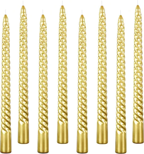 Vista 16 de Kemladio 4 velas cónicas de 10 pulgadas, quemadas sin perfume 7.5 horas, cena elegante, palitos de velas altas, decoraciones de fiesta de Halloween