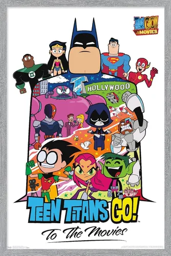 Vista 18 de Trends International DC Comics Movie Teen Titans Go! To The Movies - Póster de pared de collage, 22.4 pulgadas de largo x 14.7 pulgadas, versión