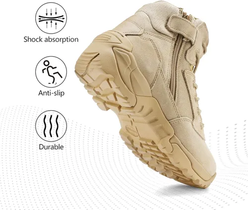 Vista 5 de NORTIV 8 Mens Military Tactical Work Boots