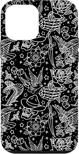 Vista 16 de Funda de arte de tatuaje tradicional americano para iPhone 17