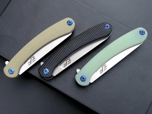 Vista 7 de Eafengrow EF939 cuchillo plegable de bolsillo con hoja de acero D2 y mango G10; cuchillo plegable de bolsillo EDC para supervivencia en camping y al