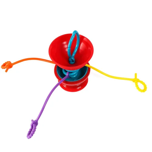 Vista 9 de Juguete de bebé con soporte de ventosa Grapple, para niños de 6 meses o más, Rojo