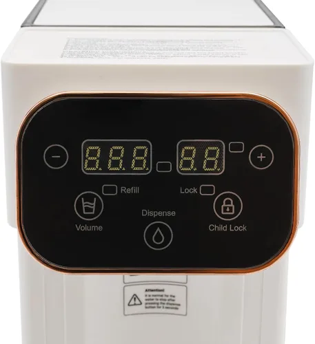 Vista 3 de Filtro dispensador de agua caliente instantáneo, calentador de caldera de agua para encimera de 1500 W, dispensador de agua para encimera con 12