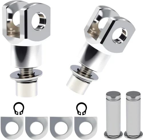 Vista 7 de Kit de Hardware de Montaje de Estriberas de Moto (29mm) para Softail FXST Low Rider Sport Glide Dyna FXR FX (negro)