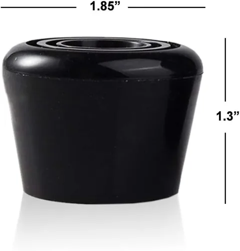 Vista 3 de Tapones de goma PU para patinaje con ruedas, 1 par con tornillos