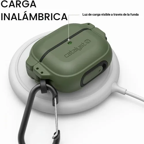 Vista 5 de Catalyst Funda de protección total para AirPods de 3ª generación 2022, funda impermeable de 330 pies para AirPods 3, funda a prueba de golpes