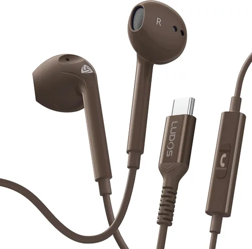 Vista 24 de LUDOS Zenith - Auriculares intraurales con cable, auriculares con micrófono, con cable para auriculares Jack de 0.138 in para iPhone, Samsung