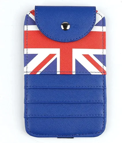 Vista 5 de Bolsa organizadora para gafas de sol con visera para tarjetas de sol, para tarjetas de crédito, tarjetas de crédito, etc.
