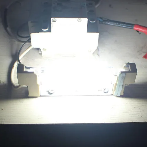 Vista 5 de Bombilla LED R7S de 20 W (paquete de 2) 100 W, equivalente a halógeno, 6000 K, luz blanca diurna tipo J T3, luz de inundación de doble extremo