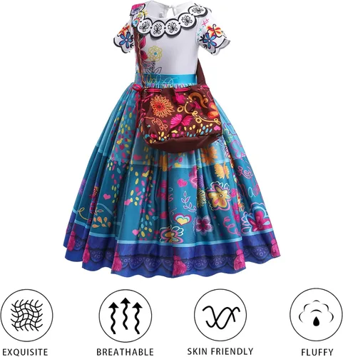Vista 4 de MDYCW Princess Dress Up Birthday Party Fairy Costume for Toddler Girls Special Occasion Dresses Pageant Ball Gown