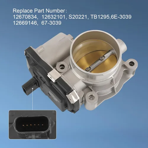Vista 4 de Cuerpo electrónico del acelerador compatible con Buick Lacrosse Regal Verano Chevy Captiva Sport Equinox Impala Malibu Orlando GMC Terrain L4 2.4L