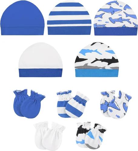 Vista 4 de ABeCue Conjunto de ropa de canastilla para bebé niño recién nacido, paquete de regalo para bebés, 20 piezas