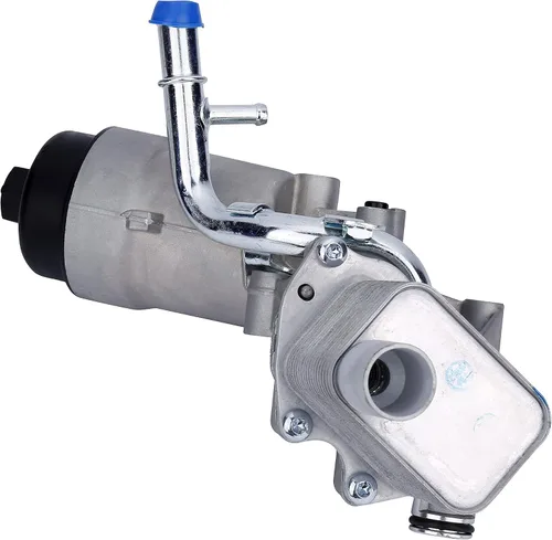 Vista 7 de Kit de carcasa del filtro del enfriador de aceite del motor con juntas, tapa y sellos. Reemplaza 55566784, 88179-91400 - Compatible con vehículos