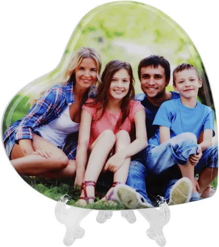 Vista 11 de Regalos para el Día de la Madre para mamá de hija e hijo, marcos de fotos personalizados, placa de pizarra de piedra, regalo personalizado