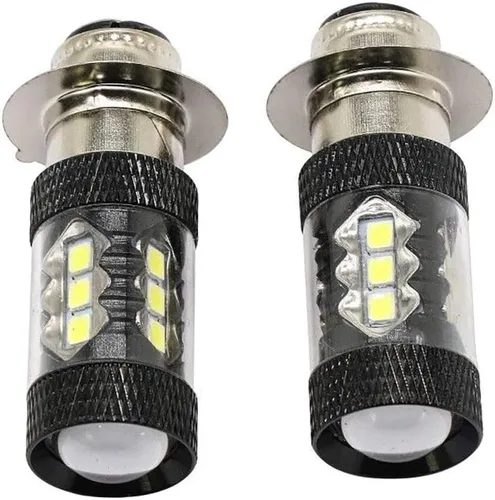 Vista 5 de DSkoiph Faros delanteros LED H6M 8000K 80W compatibles con Yamaha Raptor Banshee Rhino 125 250 660R 700R YFZ350 YFZ450 YFM250 YFM350 YFM450 YFM660