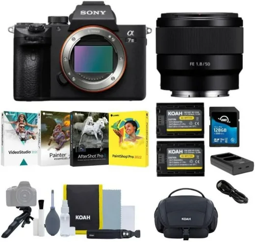 Vista 12 de Sony Paquetes de cámara sin espejo de marco completo a7 III (cuerpo a7III + paquete de lentes SEL50F18F)