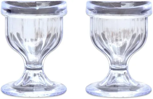 Vista 12 de Juego de 2 vasos de lavado de ojos para mantener tus ojos limpios y saludables, color azul