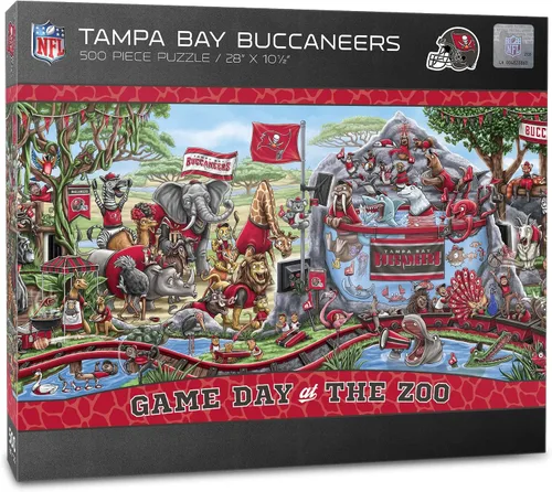 Vista 15 de YouTheFan - Rompecabezas NFL Game Day at The Zoo, 500 piezas