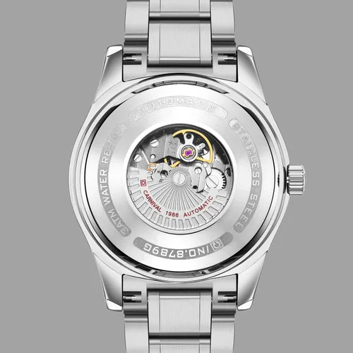 Vista 5 de TEINTOP Carnival His or Hers Reloj mecánico automático para parejas para hombres y mujeres Set de 2