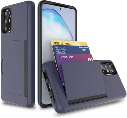Vista 8 de Funda para Galaxy S20 Plus con tarjetero, ranura para tarjeta de crédito, funda protectora tipo cartera para Samsung Galaxy S20+