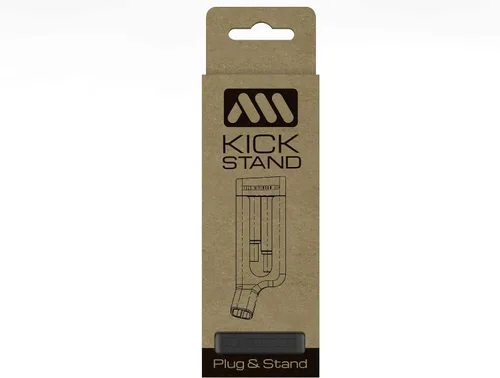 Vista 2 de All Mountain Style AMS Kickstand soporte ajustable y portátil para bicicleta, color negro Perfecto para bicicletas de carretera, montaña y grava