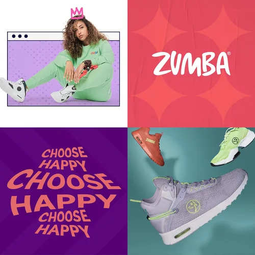 Vista 4 de ZUMBA Air Funk - Tenis de baile para mujer