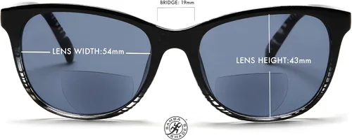 Vista 3 de Samba Shades anteojos bifocales para leer al sol Moda Wayfarer anteojos de sol