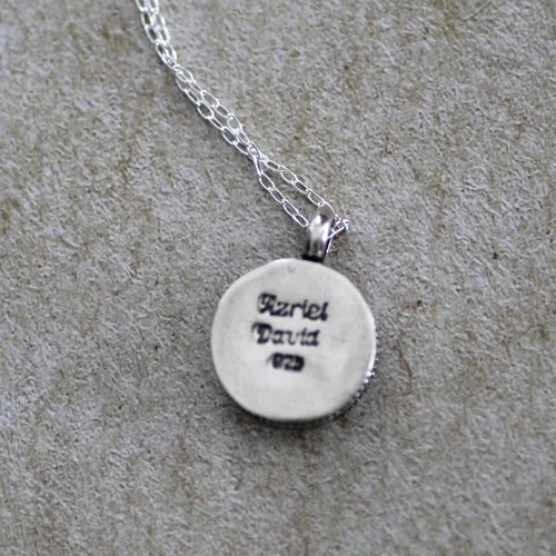 Vista 7 de Colgante de plata de ley con estrella de David, collar de estrella de David, dije de estrella de David, collar religioso, joyería unisex, joyería