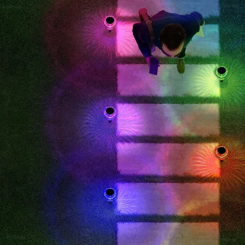 Vista 5 de Priddop Luces solares de Navidad impermeables para exteriores, paquete de Varios