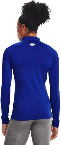Vista 2 de Under Armour ColdGear Authentics - Camiseta de cuello alto falso para mujer