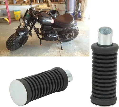 Vista 2 de 2 estriberas para bicicleta, mini pedal de bicicleta, mini estriberas de aleación de aluminio de repuesto para Baja MB165 MB200 Mini Bicicletas