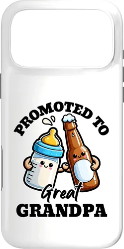 Vista 22 de Great Grandpa to Be Promoted to Great Grandpa Est. 2026 2027 Case for iPhone 16